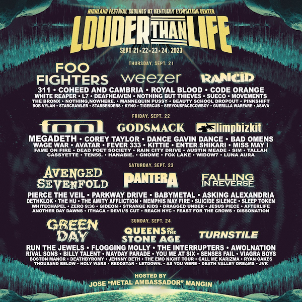 Louder Than Life Festival: Red Hot Chili Peppers, Kiss, Nine Inch Nails & Slipknot - 4 Day Pass [CANCELLED] at In This Moment Concerts